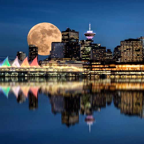 Vancouver at night Vancouver at night