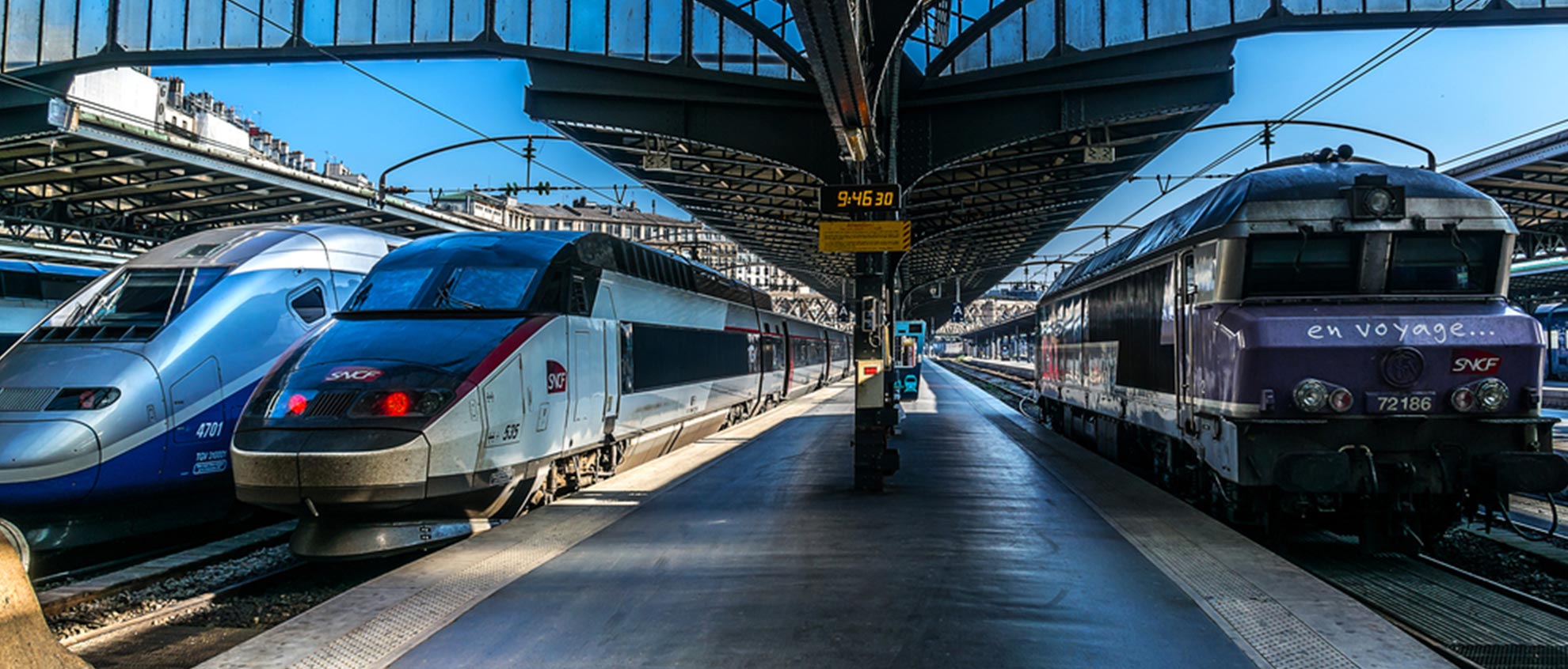 Arrivée Des Trains Gare De L Est