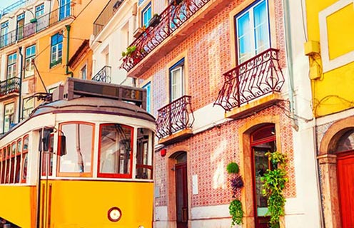 Lisbon tram Portugal Lisbon tram Portugal