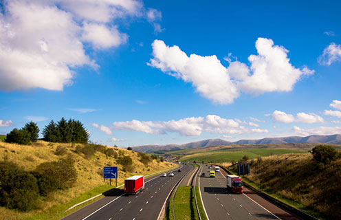 Lake district M6 motorway